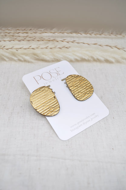 Textured Clay Earrings