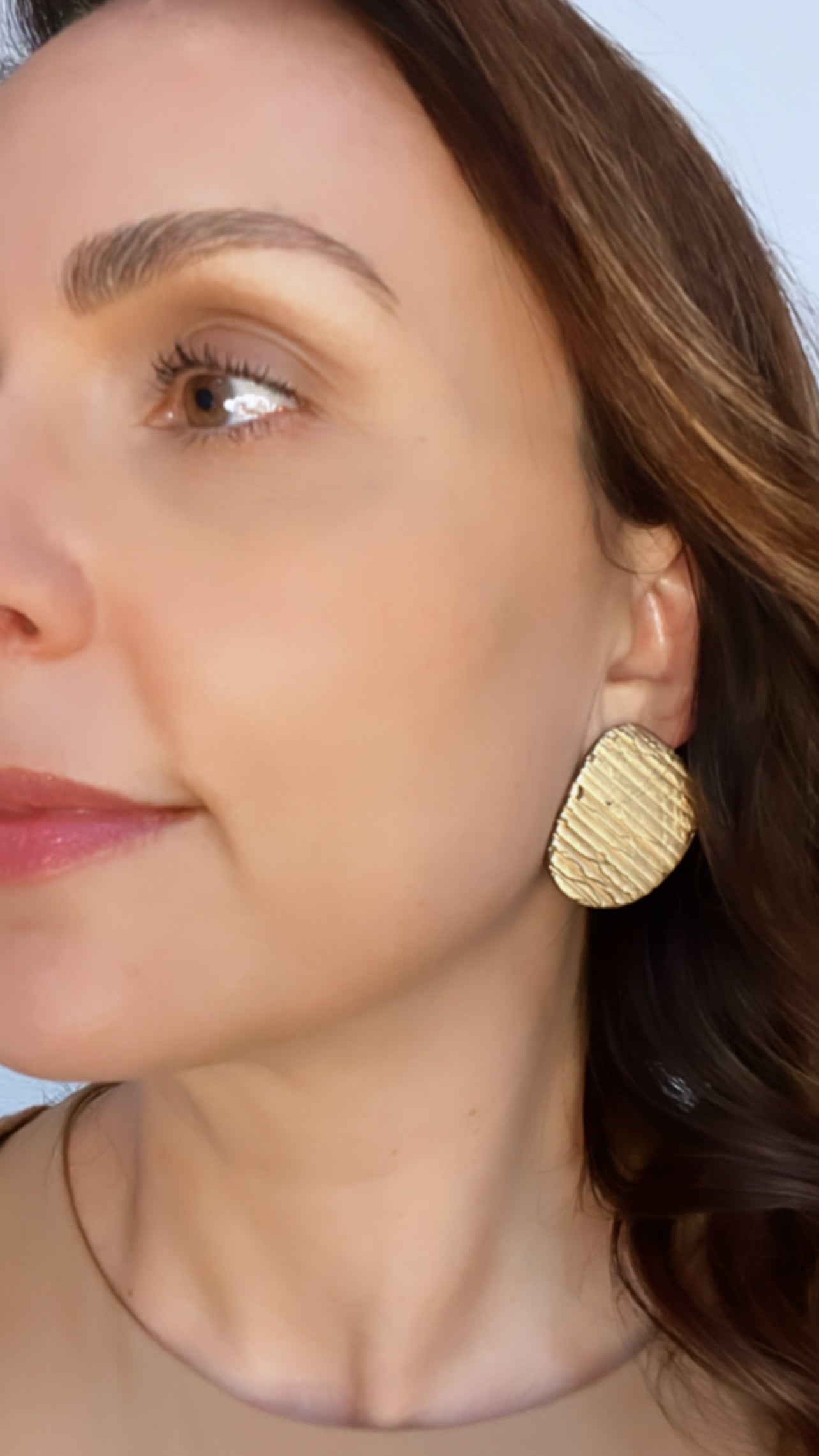 Textured Clay Earrings