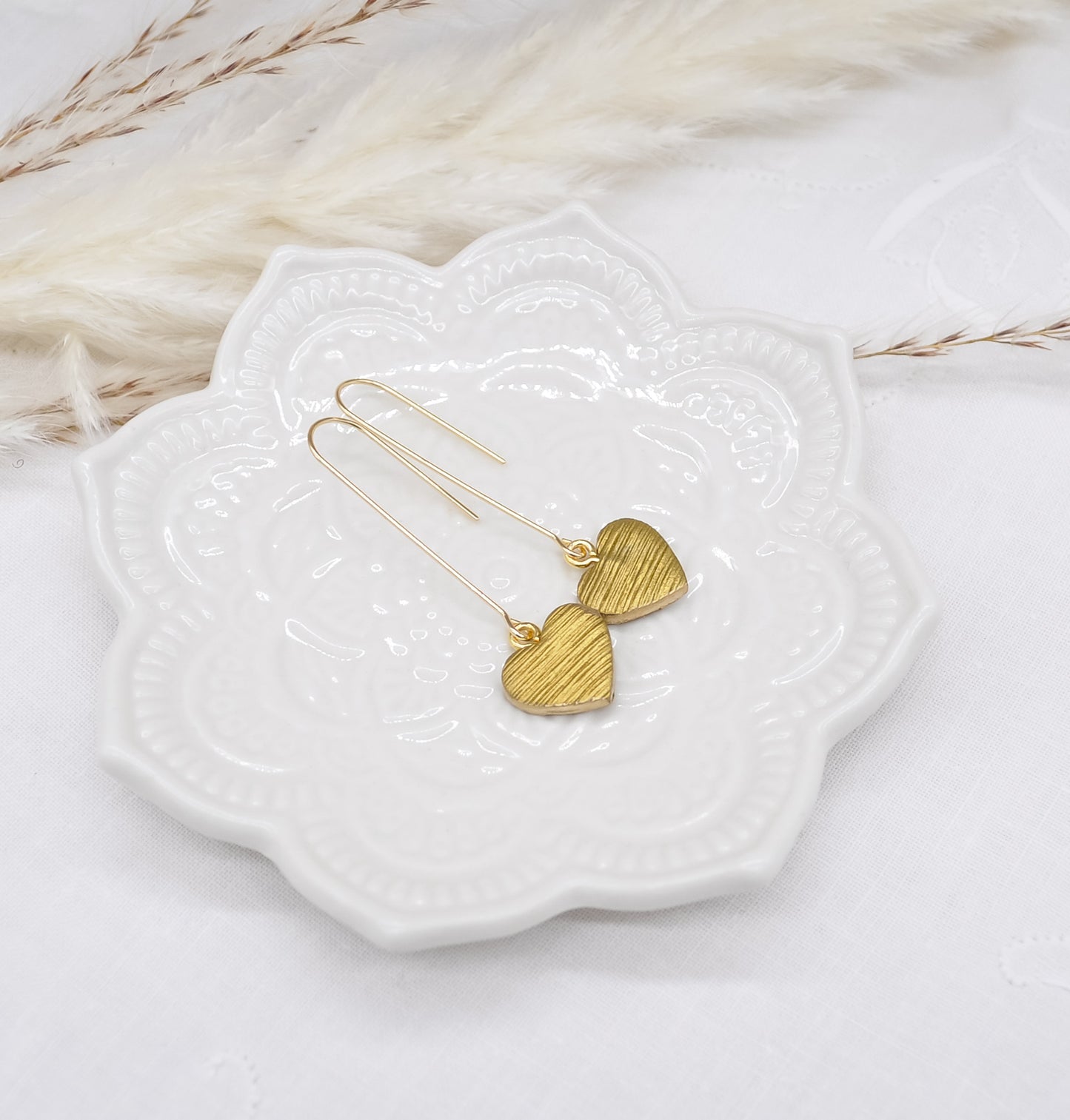 Heart Dangle Earrings