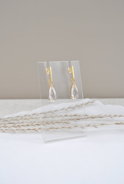 Crystal Drop Earrings