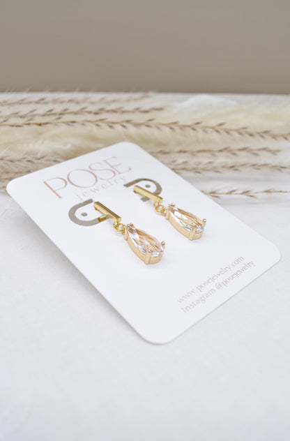 Crystal Drop Earrings