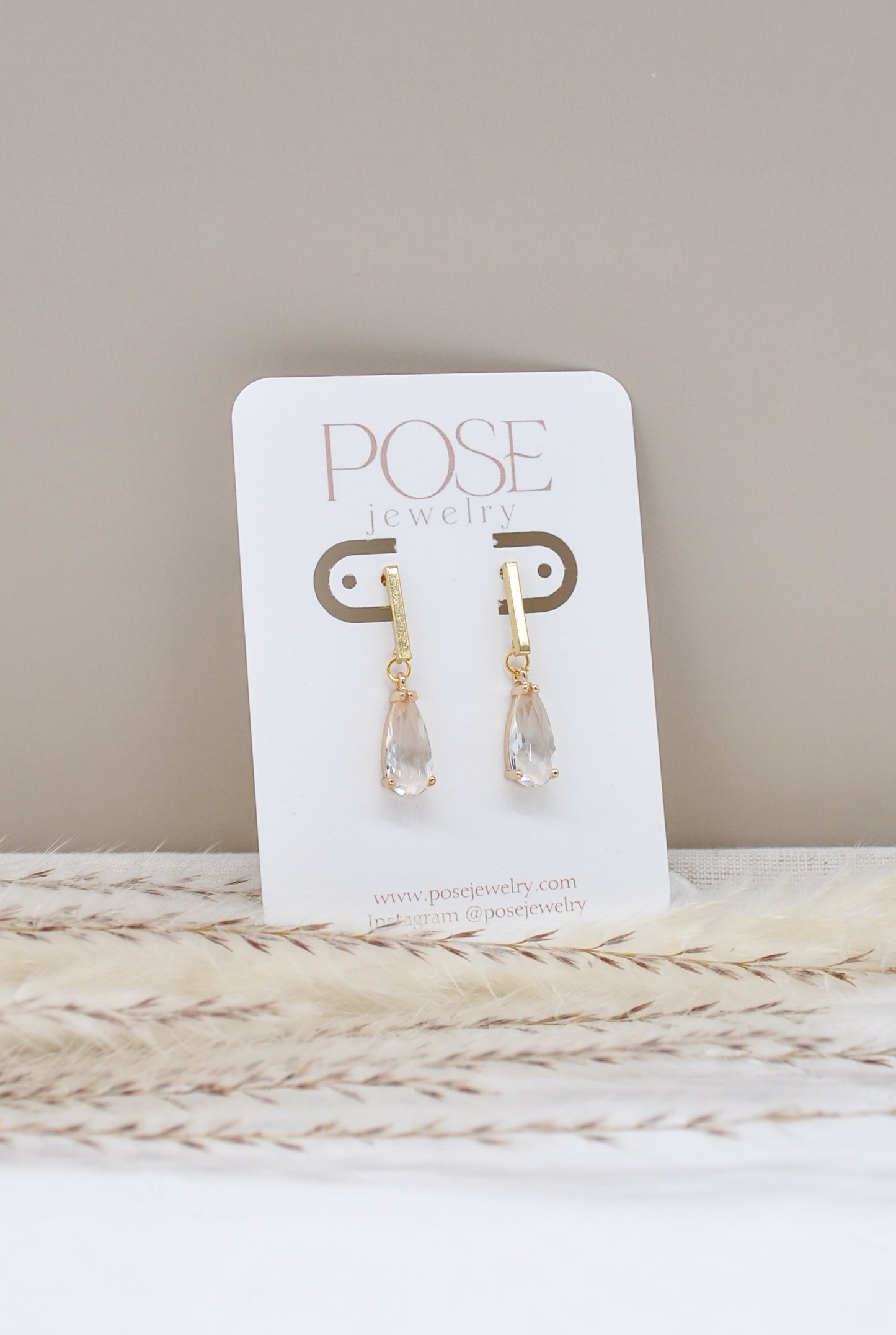 Crystal Drop Earrings