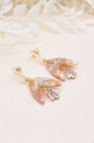 Zirconia Charm Dangle Earrings