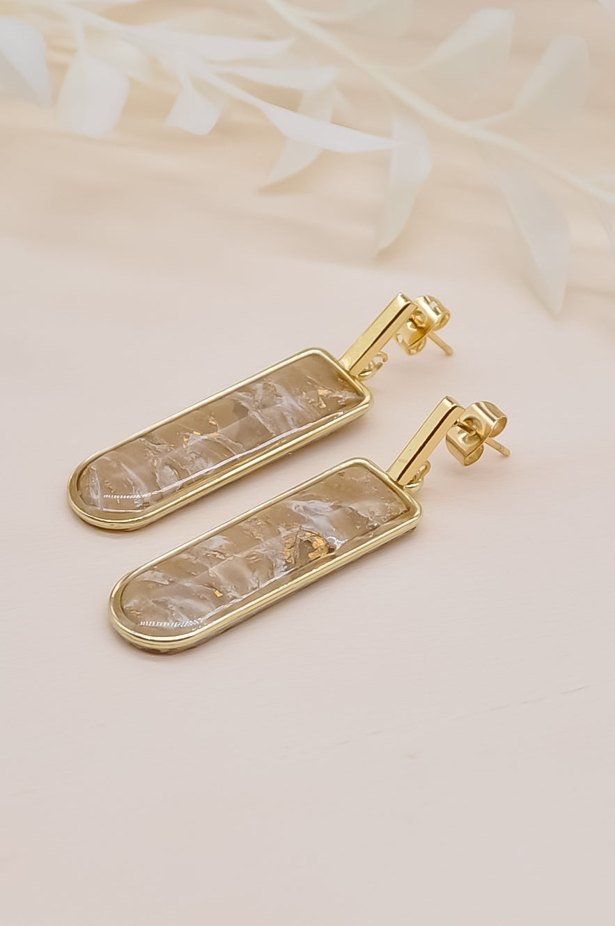 Stone Dangle Earrings