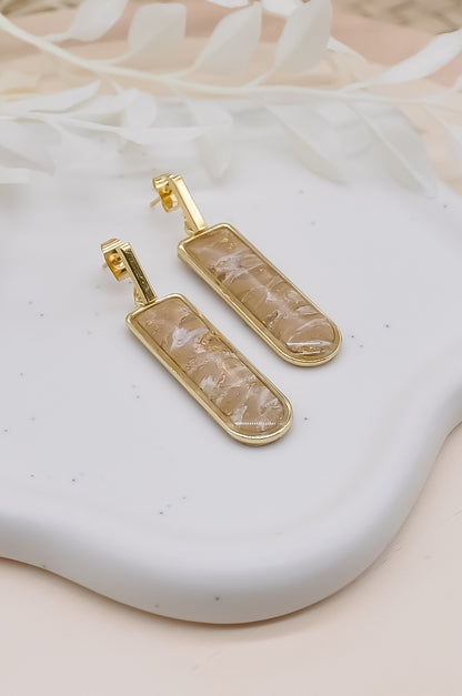 Stone Dangle Earrings