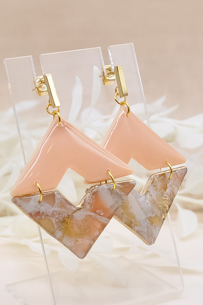 Triangle Dangle Earrings