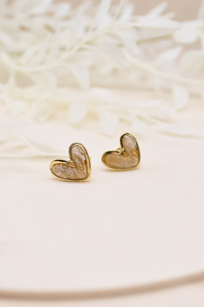 Heart Stud Earrings