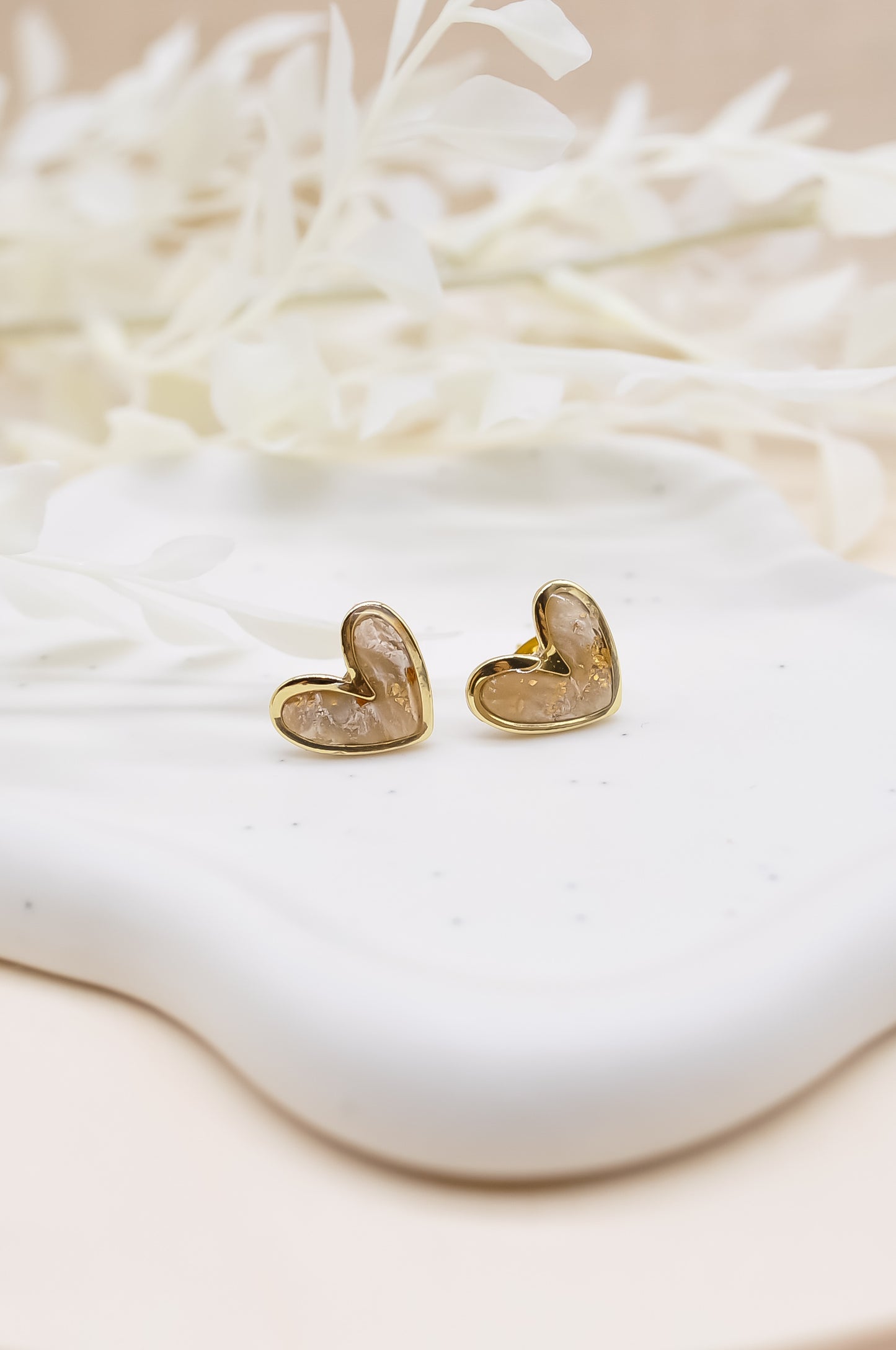 Heart Stud Earrings