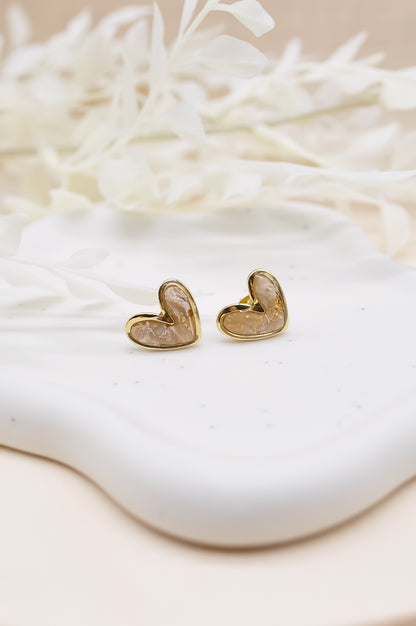 Heart Stud Earrings