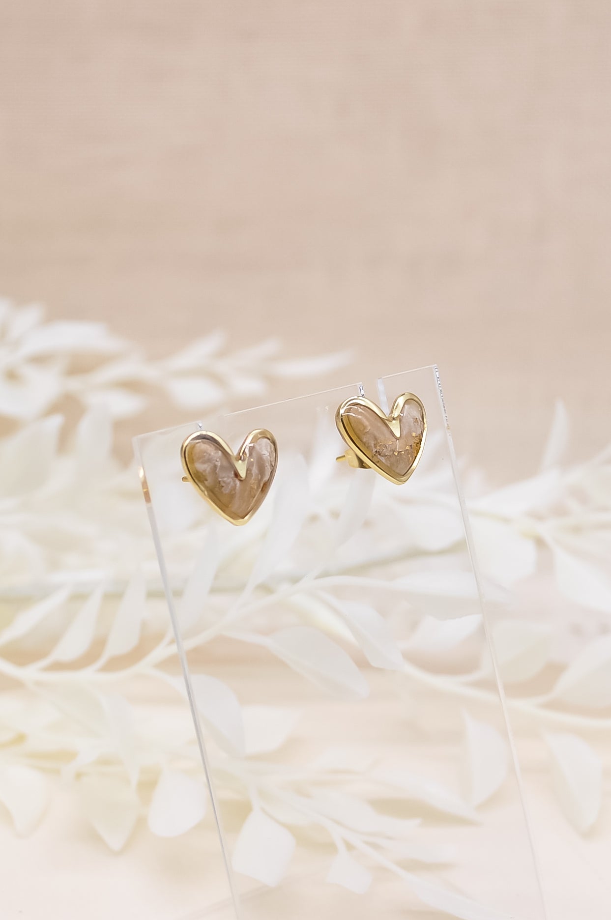 Heart Stud Earrings