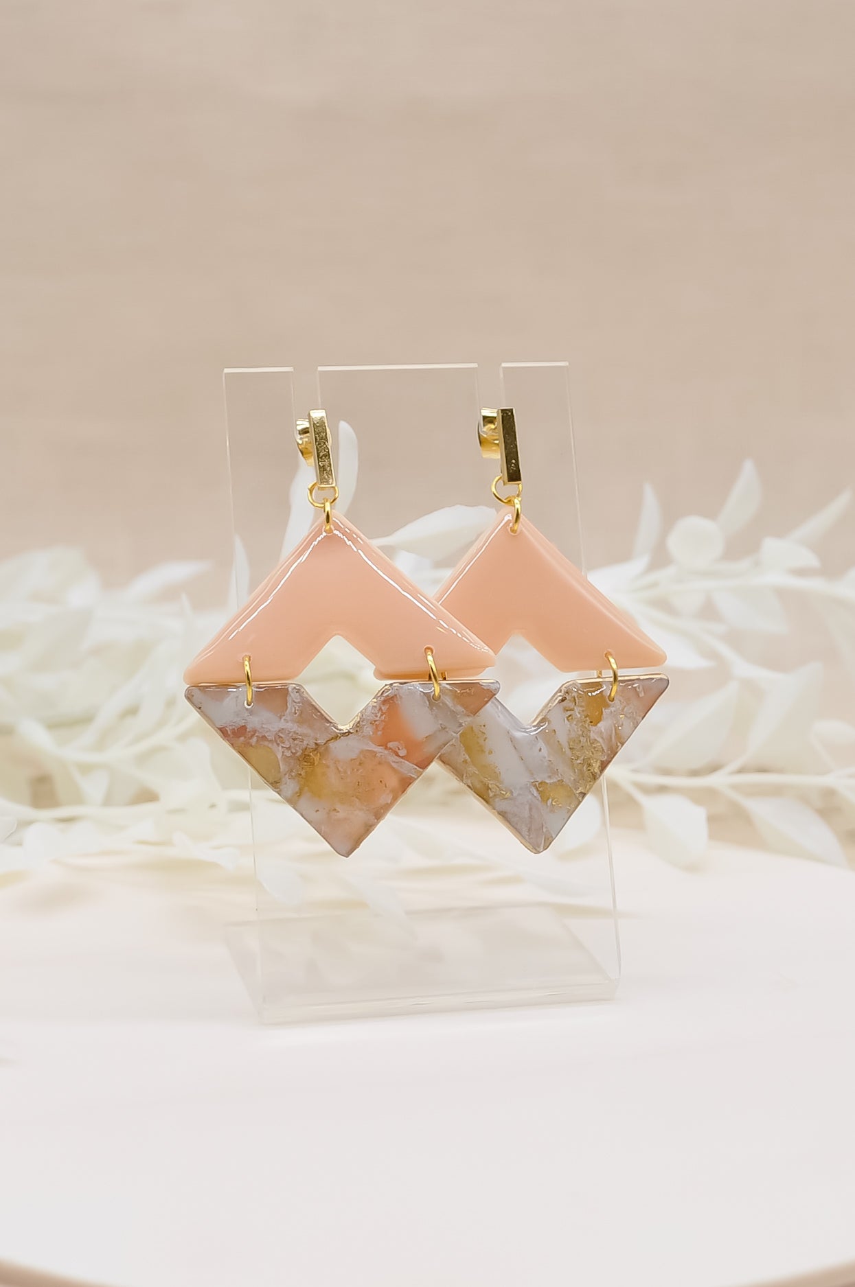 Triangle Dangle Earrings