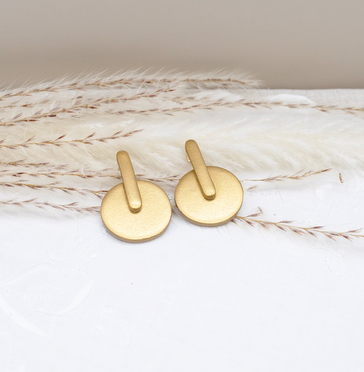 Circle Gold Earrings