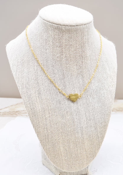 Golden Heart Necklace